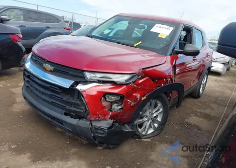 2021 Chevrolet Trailblazer Fwd Ls z USA, uszkodzony, nr VIN KL79MMS2XMB072770